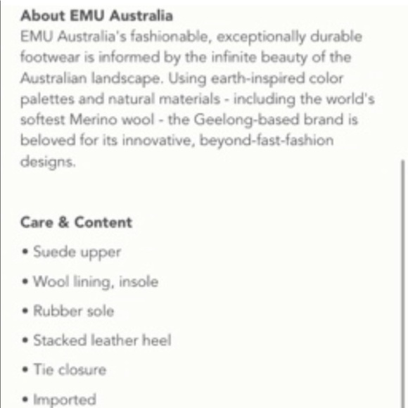 NIB EMU Australia Wool, Suede, WATERPROOF, Billington Suede Lace Up Warm Boots 7 - Picture 15 of 15